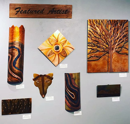 featured copper fire painting artists